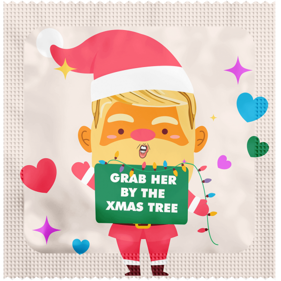 Grab her by the Christmas Tree