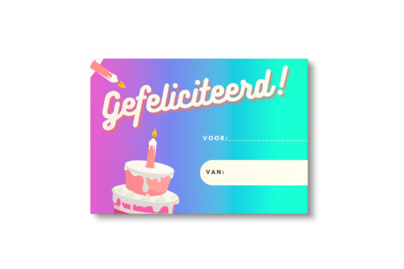 happy birthday card - condom pie